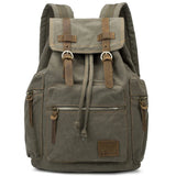 Vintage Men's Canvas Backpack Schoolbag