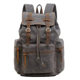 Vintage Men's Canvas Backpack Schoolbag