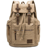 Vintage Men's Canvas Backpack Schoolbag