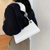 Crocodile Pattern Shoulder Crossbody Bags Women PU Leather Handbags