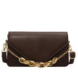 Vintage Handbag Chain Women's Textured One Shoulder Messenger Bag
