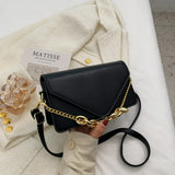 Vintage Handbag Chain Women's Textured One Shoulder Messenger Bag