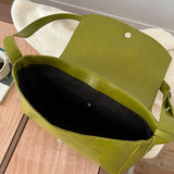 Vintage Women Messenger Bag Large Capacity Pu Leather Shoulder Bag