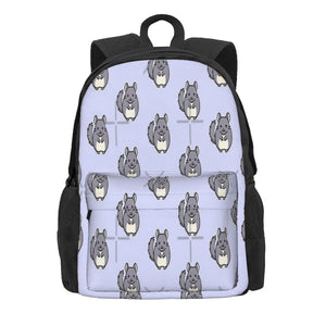 Violet Chinchilla Backpacks Men's Backpacks Bags For Women Vintage Kids Backpack