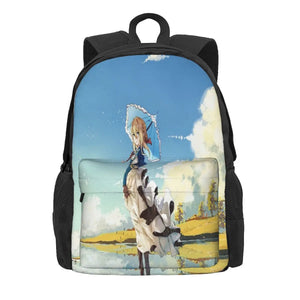 Violet Evergarden 3 Backpacks Men Women Girls