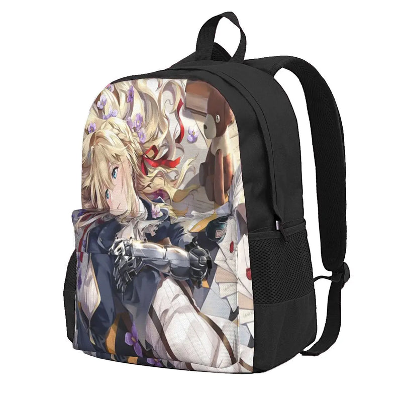 Violet Evergarden Anime Backpacks for Men and Women