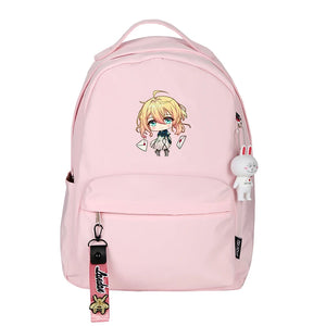 Violet Evergarden Pink Mini Backpacks Small School Bags Anime Bookbag