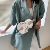 Violin Shape PU Leather Mini Backpacks For Women