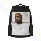 Virgil Abloh Large Capacity Backpack Gym Style
