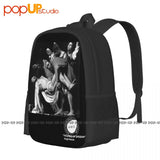 Virgil Abloh Mca Art 01 Backpack Large Capacity Bookbag Softback