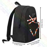 Virgil Abloh X Mca Fos Lines Large Capacity Backpack Eco Friendly