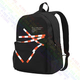 Virgil Abloh X Mca Fos Lines Large Capacity Backpack Eco Friendly