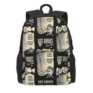 Arrakis Backpacks: Stylish Men's & Women's School Bag with Zipper