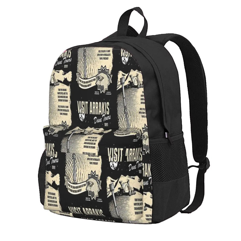 Arrakis Backpacks: Stylish Men's & Women's School Bag with Zipper