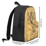 Vitruvian Murloc Backpacks Men's Handbag Zip And Pockets