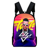 Daddy Yankee Zipper Bag Students Backpack Casual School Bag