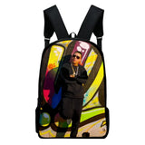 Daddy Yankee Zipper Bag Students Backpack Casual School Bag