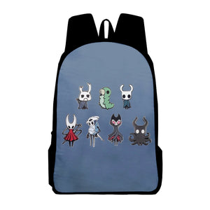 WAWNI Hollow Knight Zipper Bag 3D Schoolbag Travel Bag