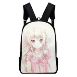 Anime Printed Zipper Bag Casual Students Backpack