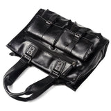Men's Leather Laptop Bag Office Briefcase Handbag