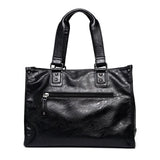 Men's Leather Laptop Bag Office Briefcase Handbag