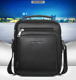 WEIXIER Casual Men Crossbody Bags Pu Leather Messenger Bag Men Handbag