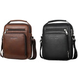 WEIXIER Casual Men Crossbody Bags Pu Leather Messenger Bag Men Handbag
