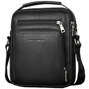 WEIXIER Casual Men Crossbody Bags Pu Leather Messenger Bag Men Handbag