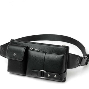 Men's Outdoor Waist Pack Retro Cigarette Banknote Wallet Mobile Phone Bag