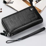 Men's Leather Clutch Cellphone Wallet