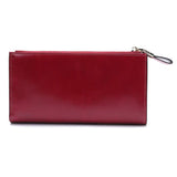 Clutch Women's Leather Wallet Long Purse Cardholder Zip Phone Money Bags 8236