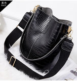 Croco Vintage Women Hand Bag Designers Handbags Women Shoulder Bags