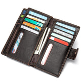 Men's Leather Wallet Cardholder Slim Wallet Driver Holder 8593