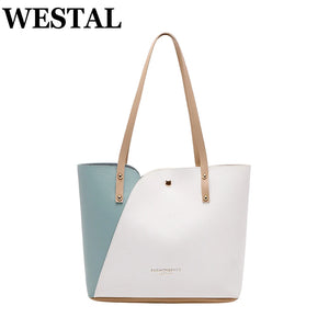 Women's PU Leather Shoulder Tote Bag