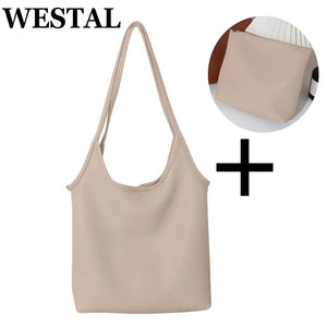 Vintage Small Top-Handle Shoulder Bag for Women