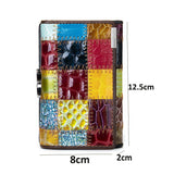 Crocodile Pattern Leather Wallet for Women