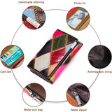 Crocodile Pattern Leather Wallet for Women