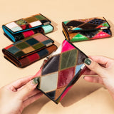 Crocodile Pattern Leather Wallet for Women