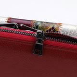 Women's Leather Clutch Wallet Phone Money Bag