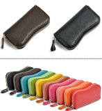 Litchi Leather Key Wallet with 6 Key Hooks