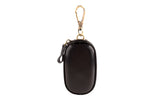 Leather Vintage Zipper Key Wallets Men Women Small Housekeeper Holder