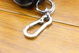 Double Zipper Leather Car Key Wallets Key Holder Keychain