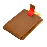 Leather RFID Retro Minimalist Wallets Casual Money Clip Wallet