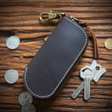 Leather Vintage Unisex Key Wallets Organizer