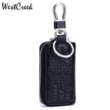 Crocodile Pattern Key Wallet with Keychain