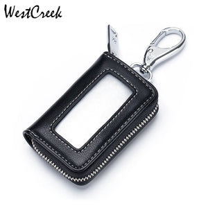 Leather Key Wallet Key Holder Keys Organizer Case Unisex Keychain
