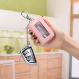 Leather Key Wallet Key Holder Keys Organizer Case Unisex Keychain