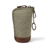 Pepper Salt Canvas Men's Key Wallets Housekeeper Organizer