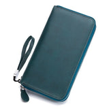 RFID Leather Passport Travel Wallets Clutch Bag