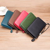 RFID Leather Passport Travel Wallets Clutch Bag